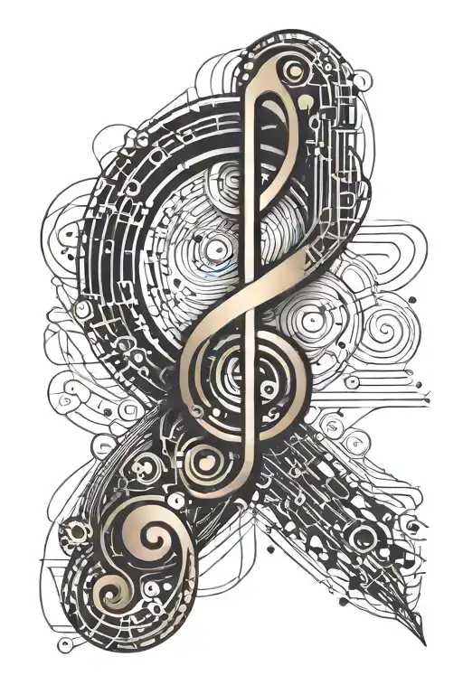 Music Key In Dark Sigilcore Style