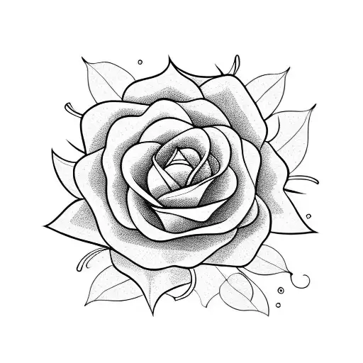 Plant Stem With Petals