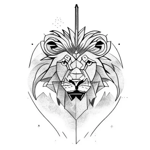 Combine A Lion And Swordfish For A Shoulder Arm And Small Chest