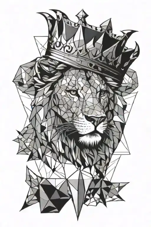 Lion With The Crown
