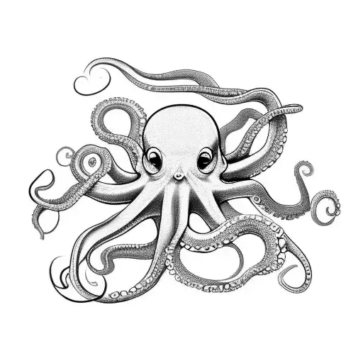 Octopus In Water