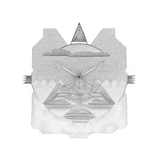 Sunset Over Green Hills