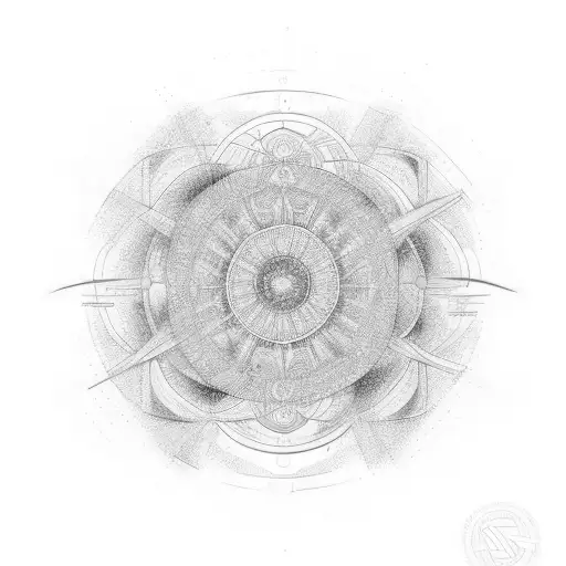 Cosmos Vertical Line Symmetric