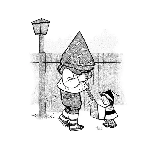 Leo Who Look At The Toddler Witch Playing On Street