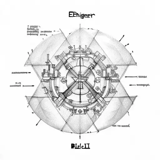 Engineer's Blueprint Incorporating Penicillin Allergy Symbol