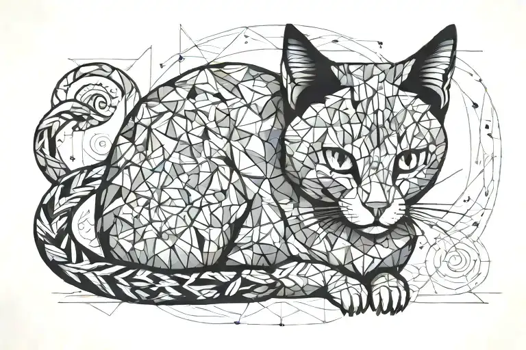 German Neblung Cat Sitting