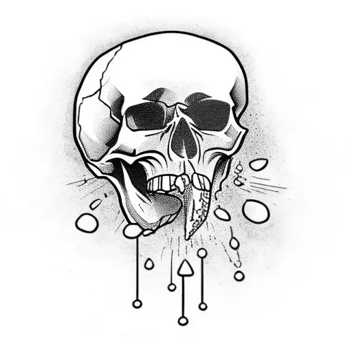 Skull Bleeding From Mouth