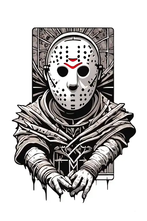 Jason Voorhees Tarot Card
