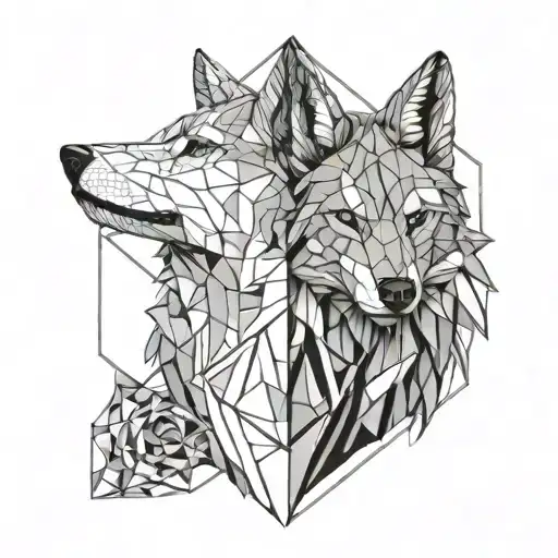 Women And Wolf