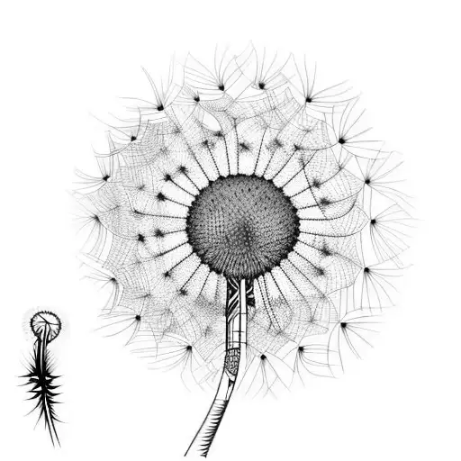 Music And Dandelion Flower