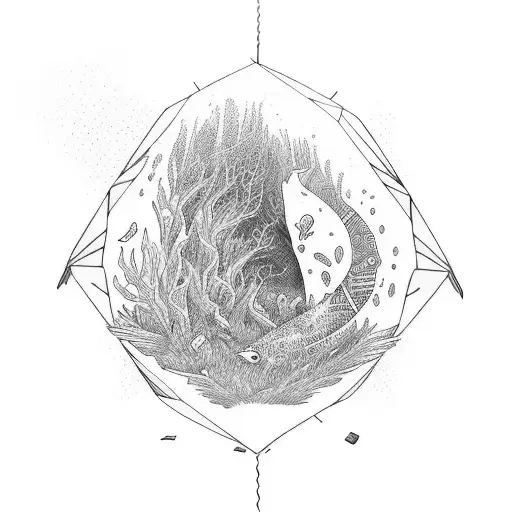 A Freediver Gracefully Descending Into The Depths Of An Ocean Made Of Books