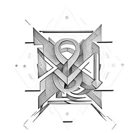 Combine The Letters V And A In A Unique And Abstract Way