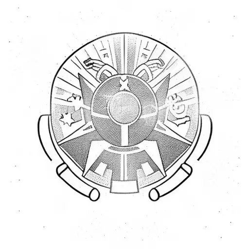 Soviet Union Flag On Astronaut Helmet