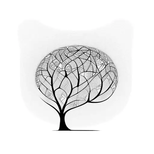 Tree Of Life In Oval Form