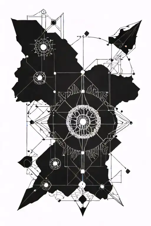 Indian Sun God Symbol Integrated Circuitry And Electricity