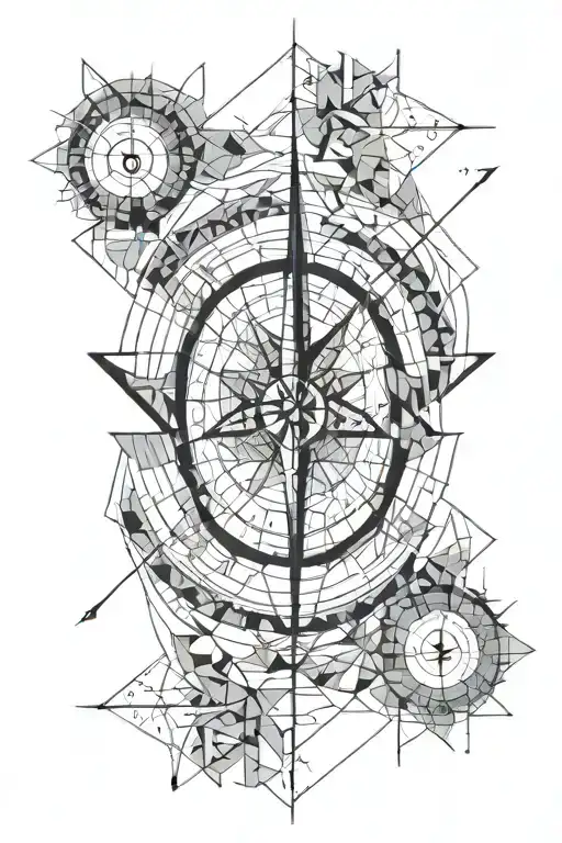 Minimalist Geometric Compass