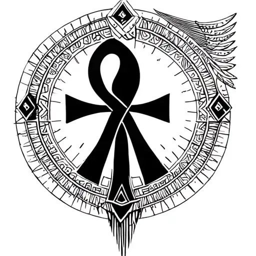 Ankh Symbol Integrated