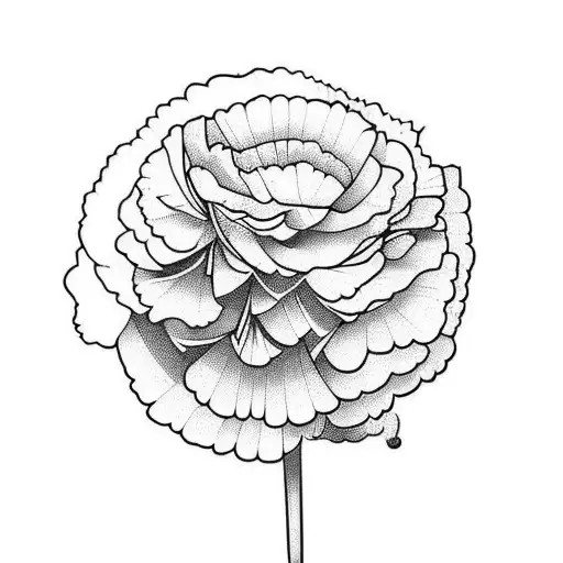 Carnations And Water