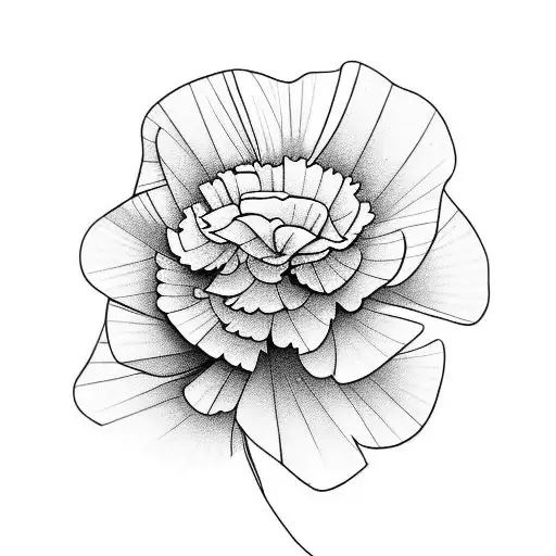 Carnations Water Linear