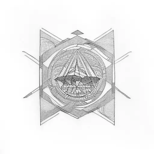 Small Tattoo Representing Freedom And Travel