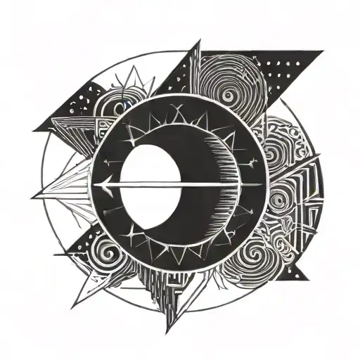 Solar Eclipse Black And White