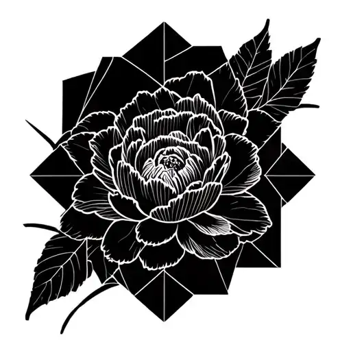 Mountain And Pivoine