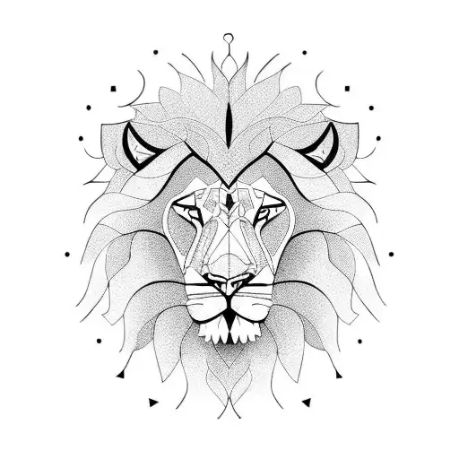 Mix Of Lion And Feather