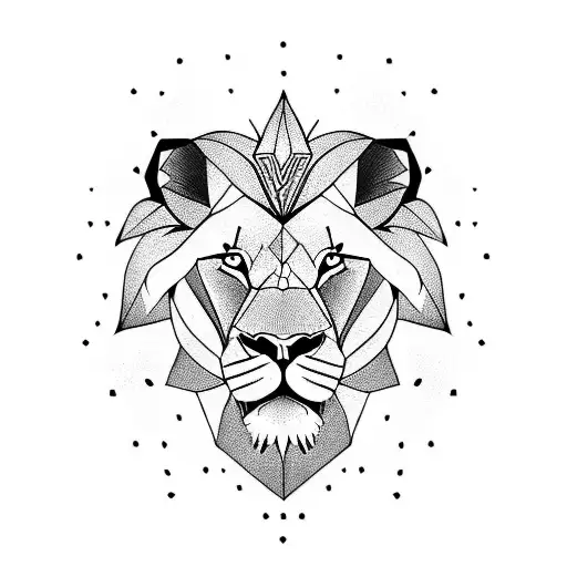 Lion With A Fether Body