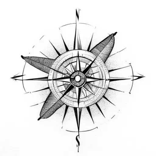 Compass And Feather