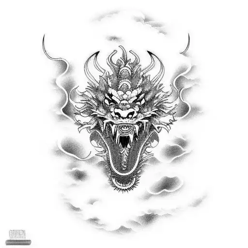 Chinese Dragon Tiger Bull Together