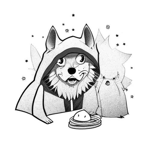 Ball-gagged Little Red Riding Hood Falling In Love With The Wolf