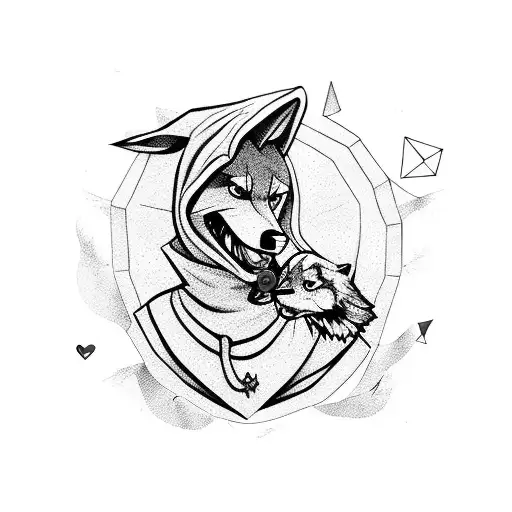 Ball-gagged Little Red Riding Hood Is Falling In Love With The Wolf