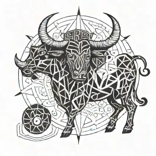 Taurus With Zodiac