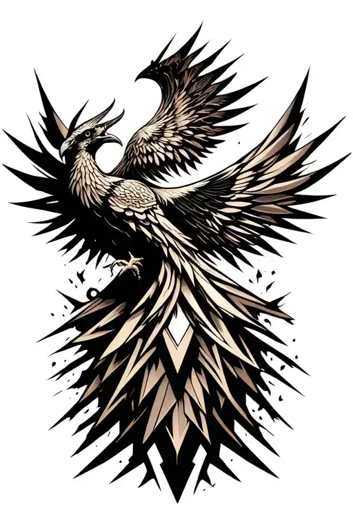 Phoenix Rising From The Ashes