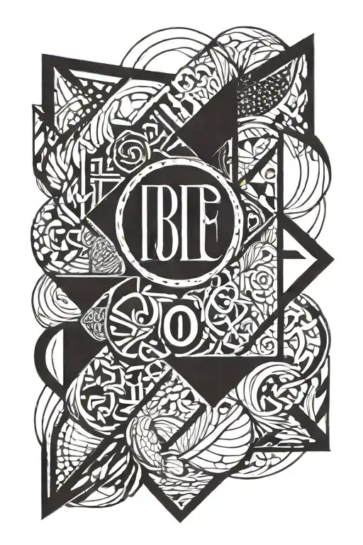 Wedding Date Symbol Intertwined