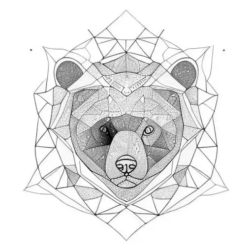 A Small Cat Hidden Into A Bigger Bear