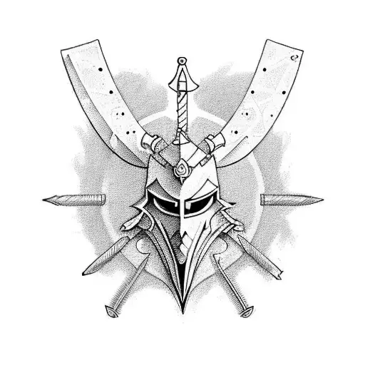 Chamois Who Is Warrior With Sword And Armour