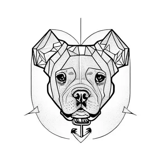 Virgo Pitbull Dog Anchor