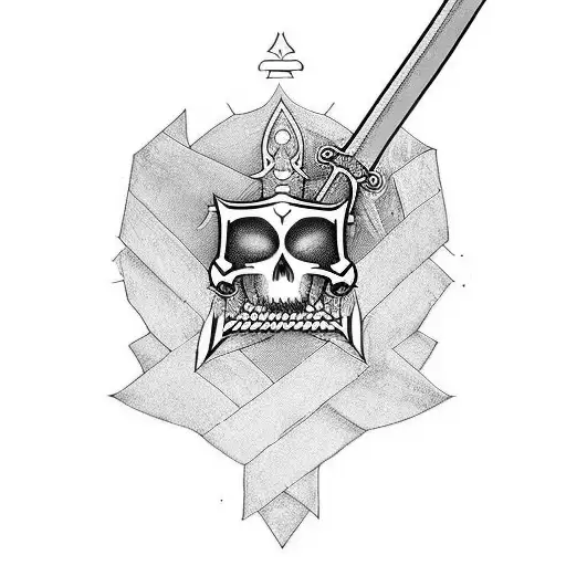 Sword With Memento Mori