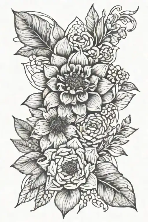 June Birth Flower And September Birth Flower Bouquet