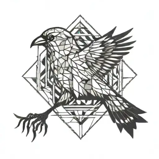 Bird Rising From Ashes