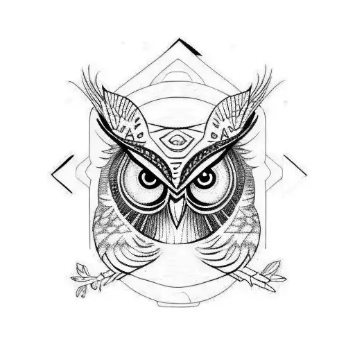 Owl Tattoo Men Sleeve