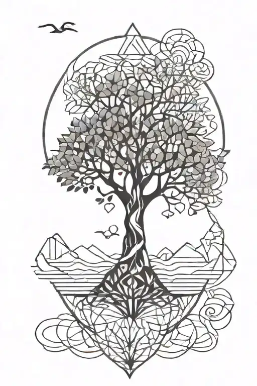 Tree Of Life With Scales