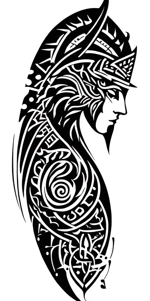 Slavic Patterns And Gods And Runes