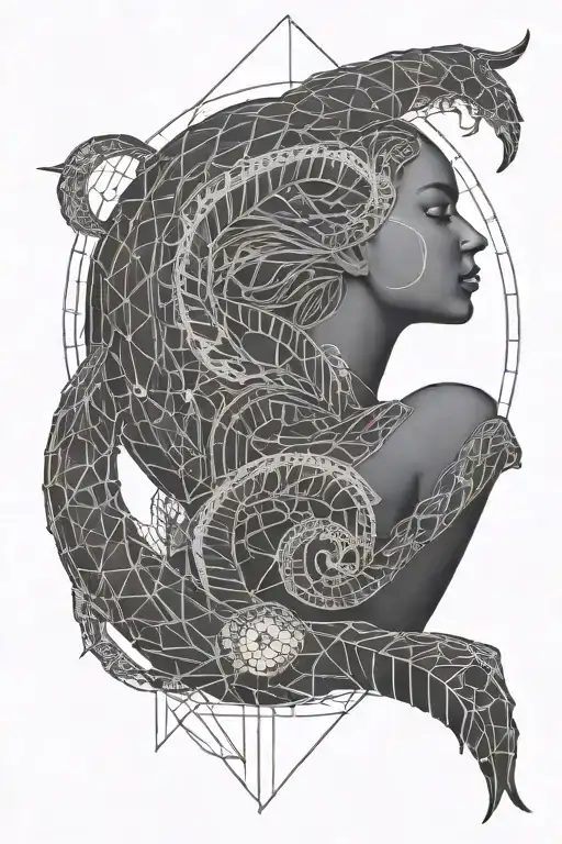 Scorpio With Minimal Lines