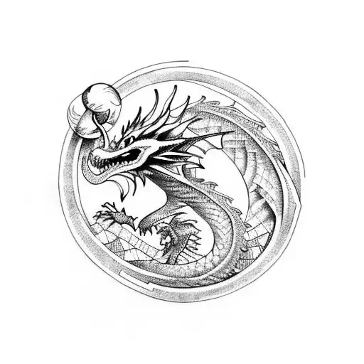 Dragon Doing Fibonacci Dance