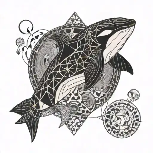 Killer Whale Blood Moon