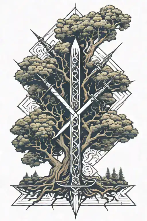 Tree And Sword