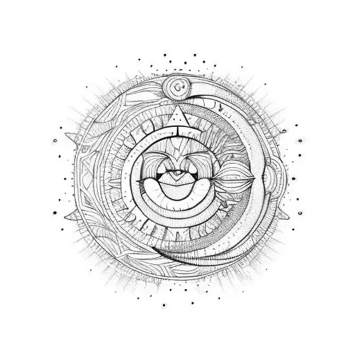 Ocean Forrest Sun Moon