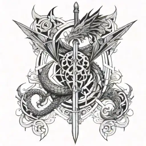 Dragon And Sword